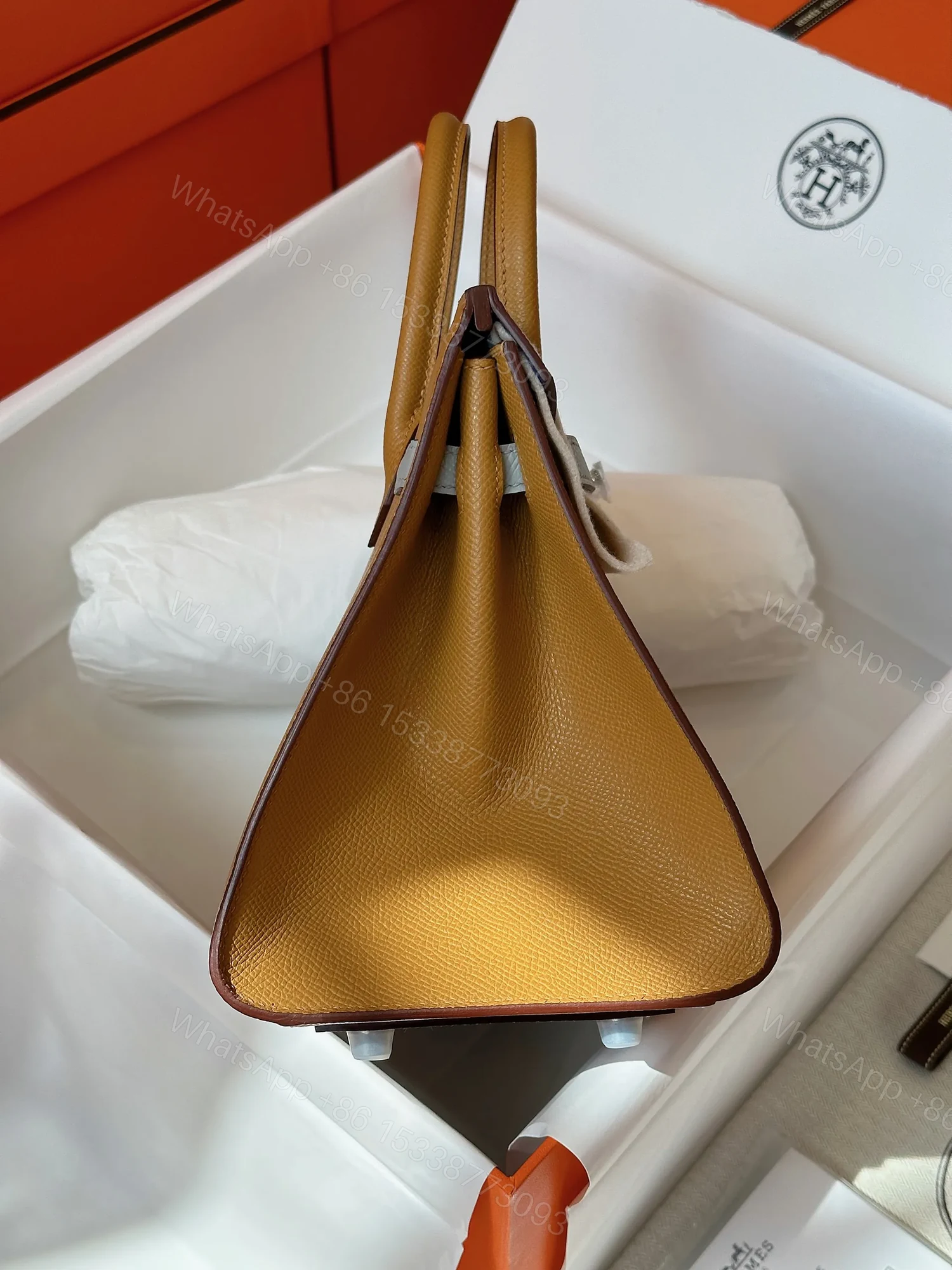View 2 of HN 25 Gray/Brown Epsom leather Palladium Hardware