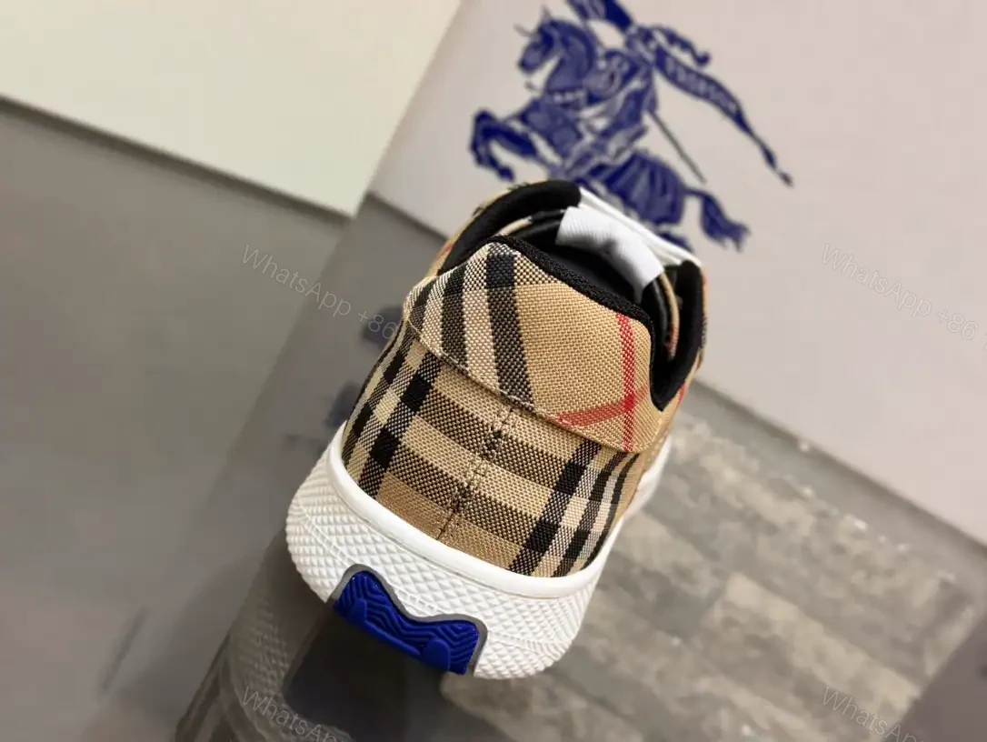View 3 of BURBERRY TERRACE CHECK SNEAKERS – BBR105