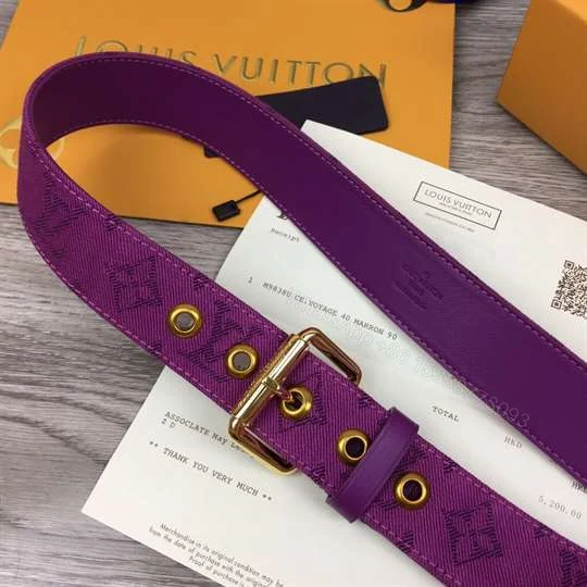 View 3 of LV SIGNATURE 35MM BELT – B122