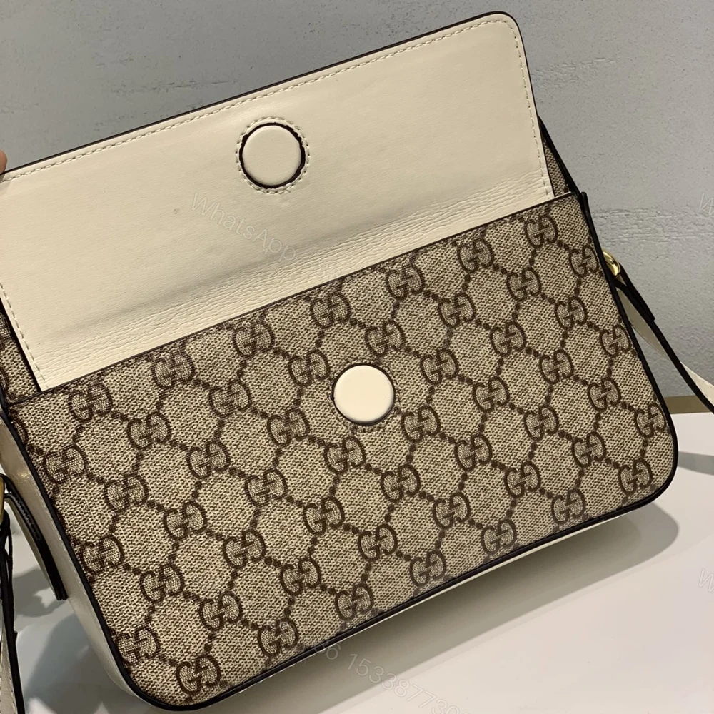 View 8 of Gucci Horsebit 1955 Small Shoulder Bag Beige And Ebony 23Cm 645454 92TCG 9761