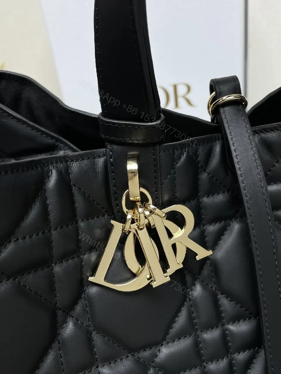 View 2 of Quilted Leather Carryall: Sophisticated Everyday Luxury Bag