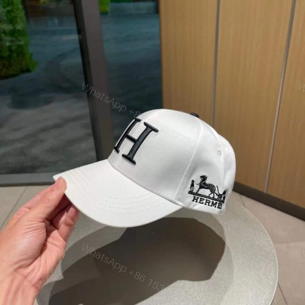 View 2 of Hermes New Carriage Baseball Cap White
