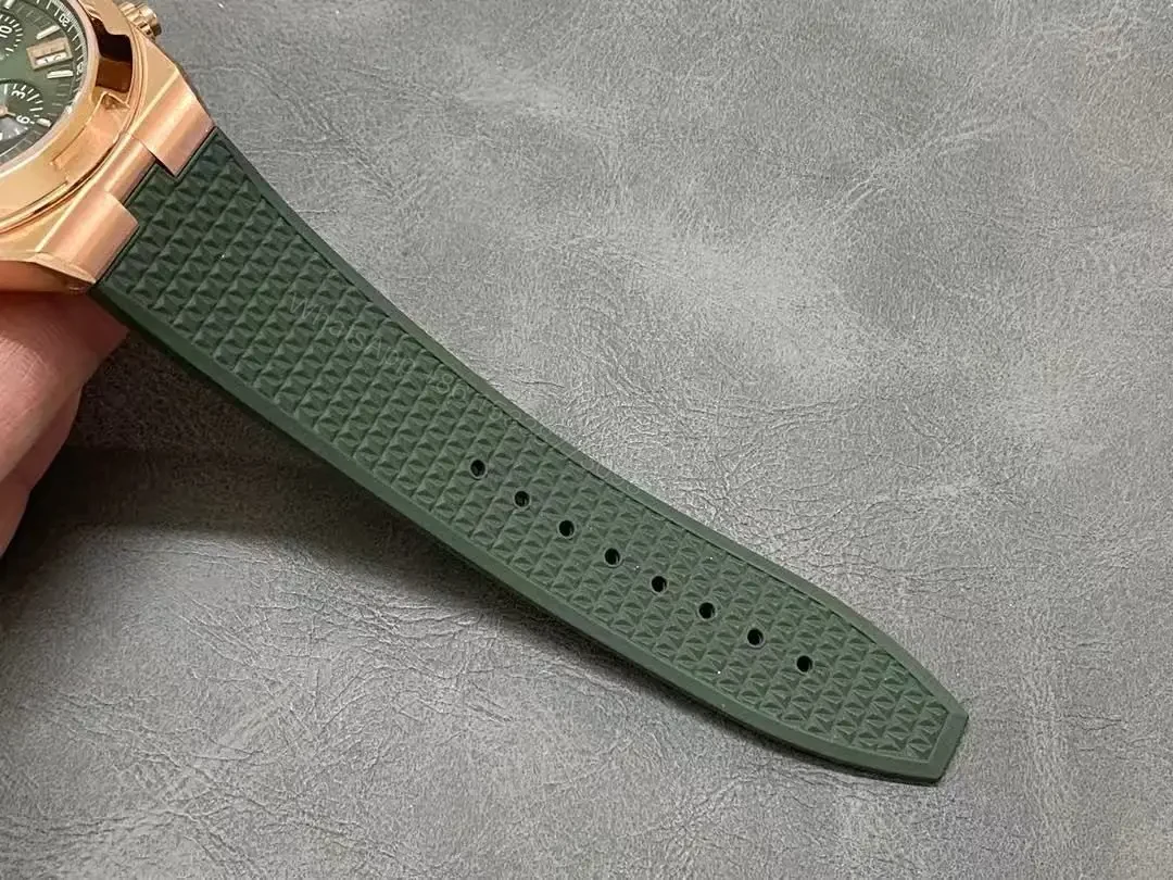 View 18 of Super Clone Replica Vacheron Constantin Overseas Chronograph GREEN