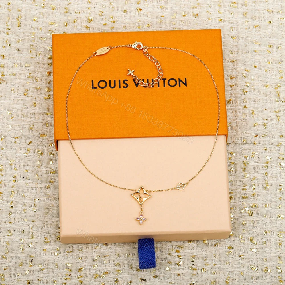 View 6 of LV Flowergram Strass Necklace