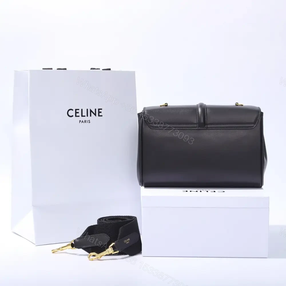 View 2 of 高仿Celine*Soft16系列單肩包196853黑色免檢版