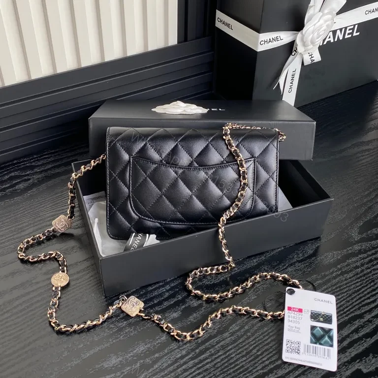 View 7 of Chanel-Inspired Quilted Leather Flap Bag: Modern Luxury