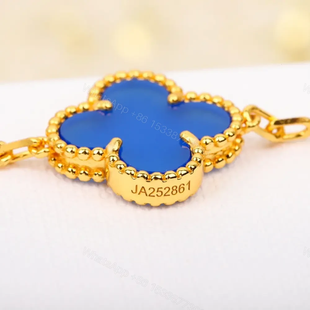 View 7 of 高仿首飾VanCleef&Arpels*RO9LW00四葉草5花手鏈黃金款