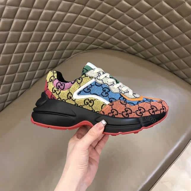 View 2 of Men’s Rhyton GG Multicolor sneaker – GC93