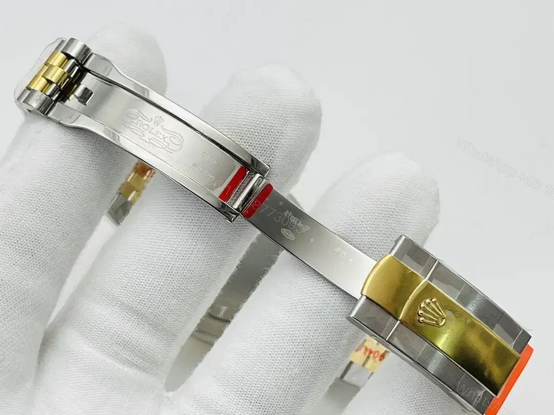 View 8 of Fake Rolex Datejust Yellow Gold Best Jubilee Bracelet 41MM 126333-0010
