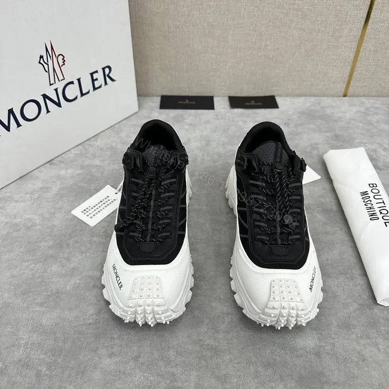 View 5 of Chunky Contrast Runner: Moncler-Textured Luxury High-Tops