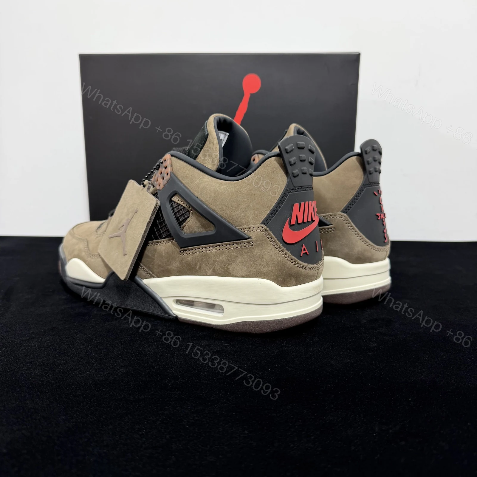 View 5 of Air Jordan 4 Retro Travis Scott Mocha Reps