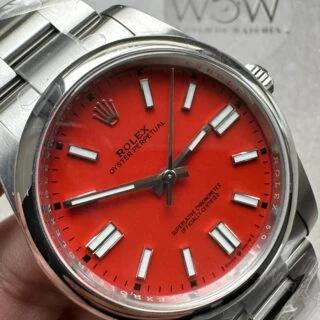 View 2 of Clean FACTORY 1:1 Rolex Oyster Perpetual 124300 41mm 904L Best Edition Red Dial VR3230
