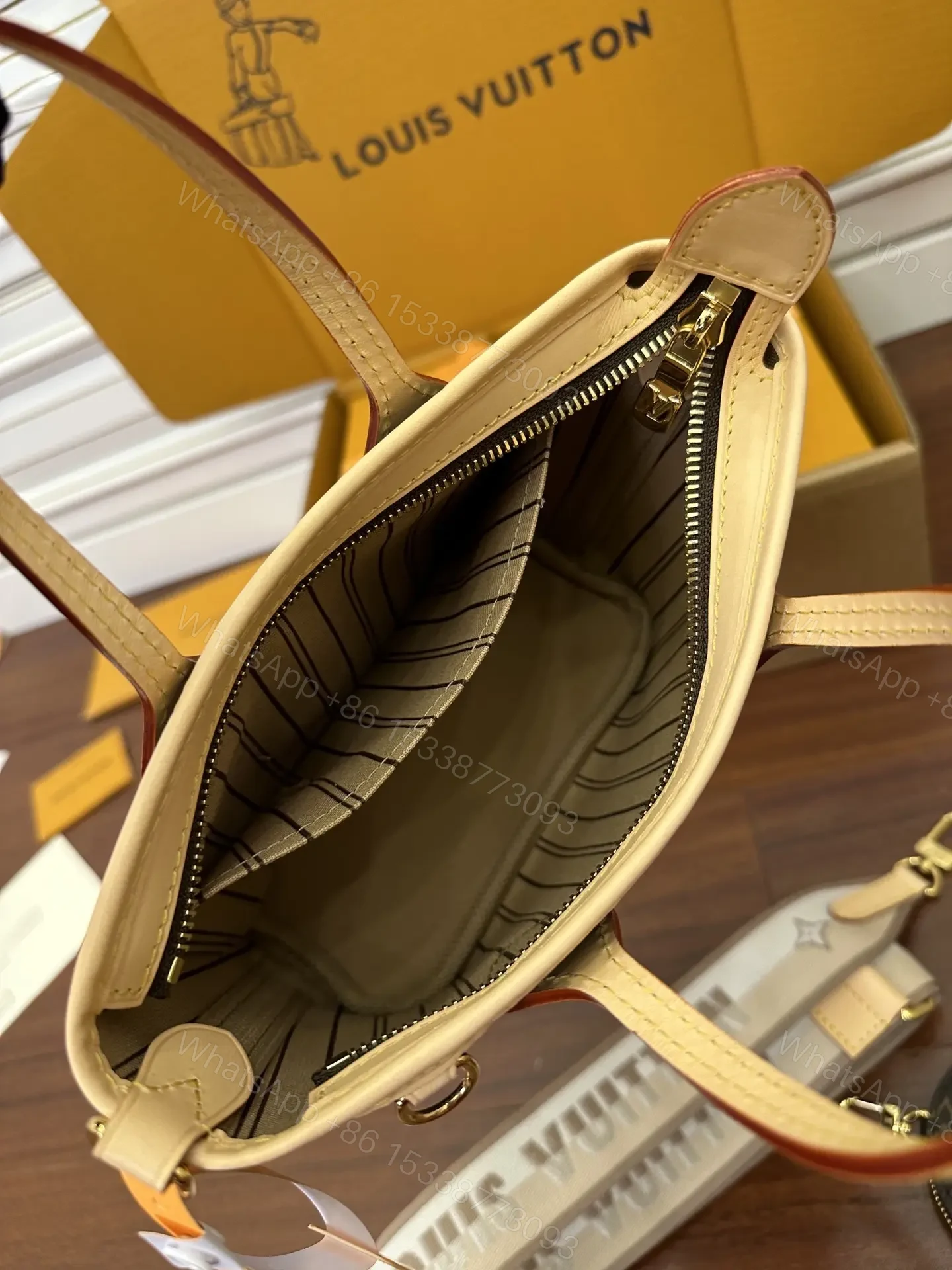 View 5 of Louis Vuitton Neverfull BB Handbag in Monogram canvas