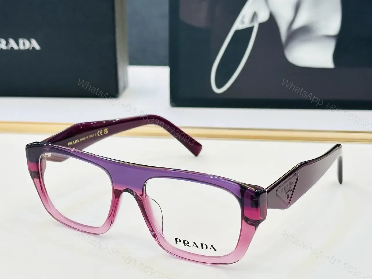 View 4 of Bold Black Acetate Glasses: Modern Luxe Eyewear