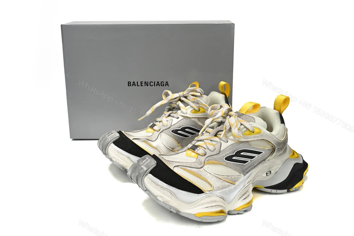 Balenciaga CARGO Sneaker Grey Black Yellow 784339W2MV11170 — view 2