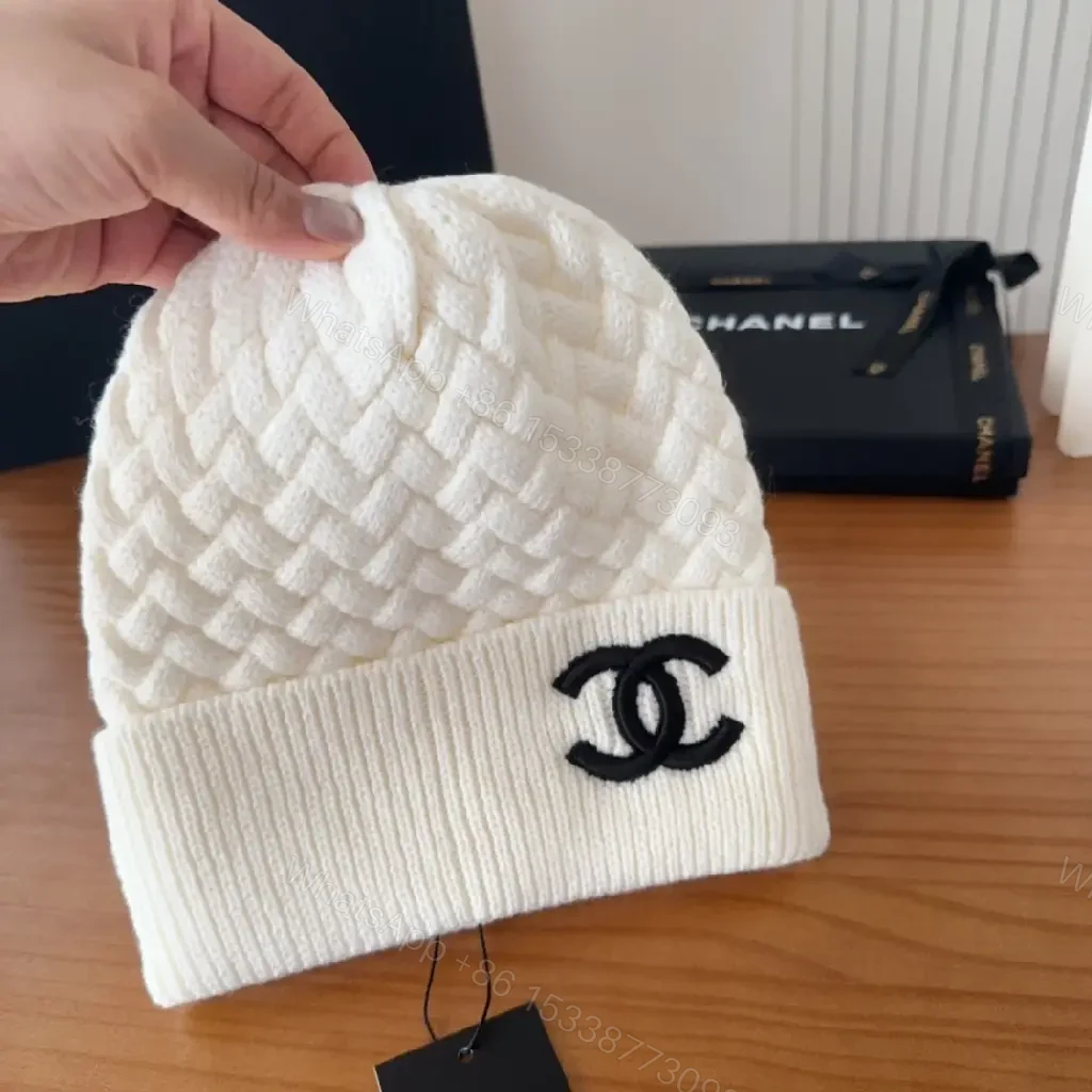 View 2 of Luxe Knit Beanie Warmth Cable Knit Modern Crest