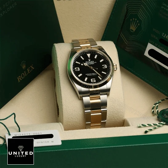 View 3 of Rolex Explorer 124273 Black Dial Replica