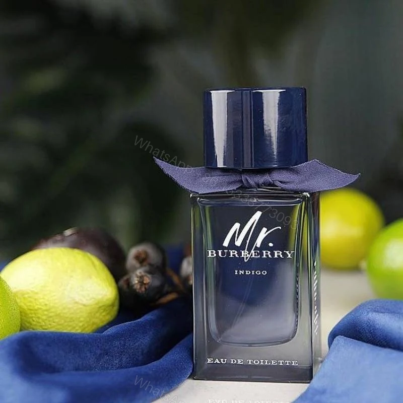 View 2 of First Copy Burberry Mr Burberry Indigo Eau De Toilette Premium Long Lasting Luxury Fragrance For Men