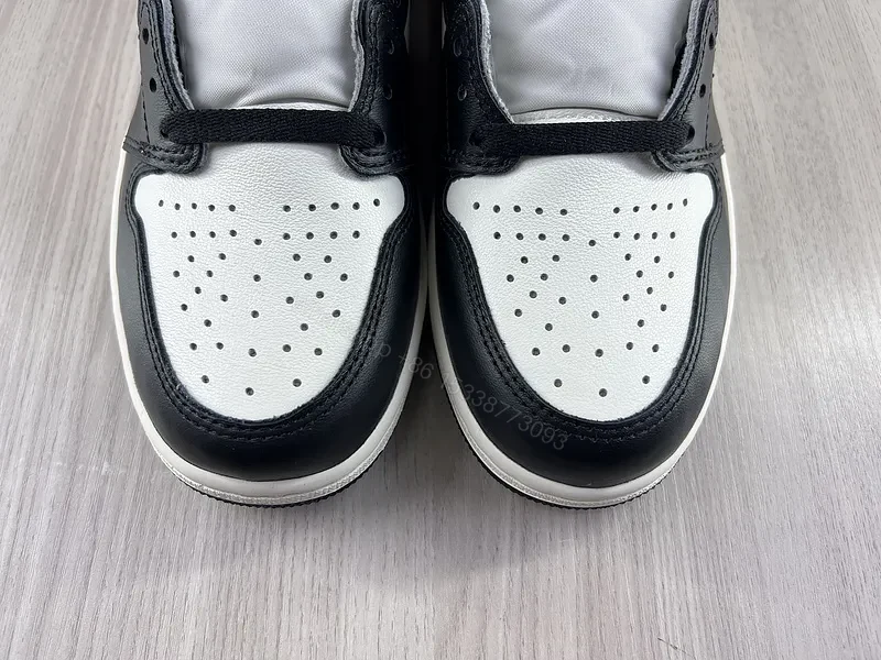View 11 of Refined Black-White Gray High-Top Sneaker: Premium Designer-Inspired Comfort