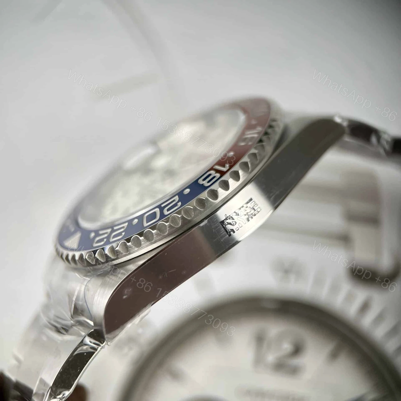 View 8 of Superclone Rolex GMT-Master II Meteorite Dial 126719BLRO “Superman” Oyster