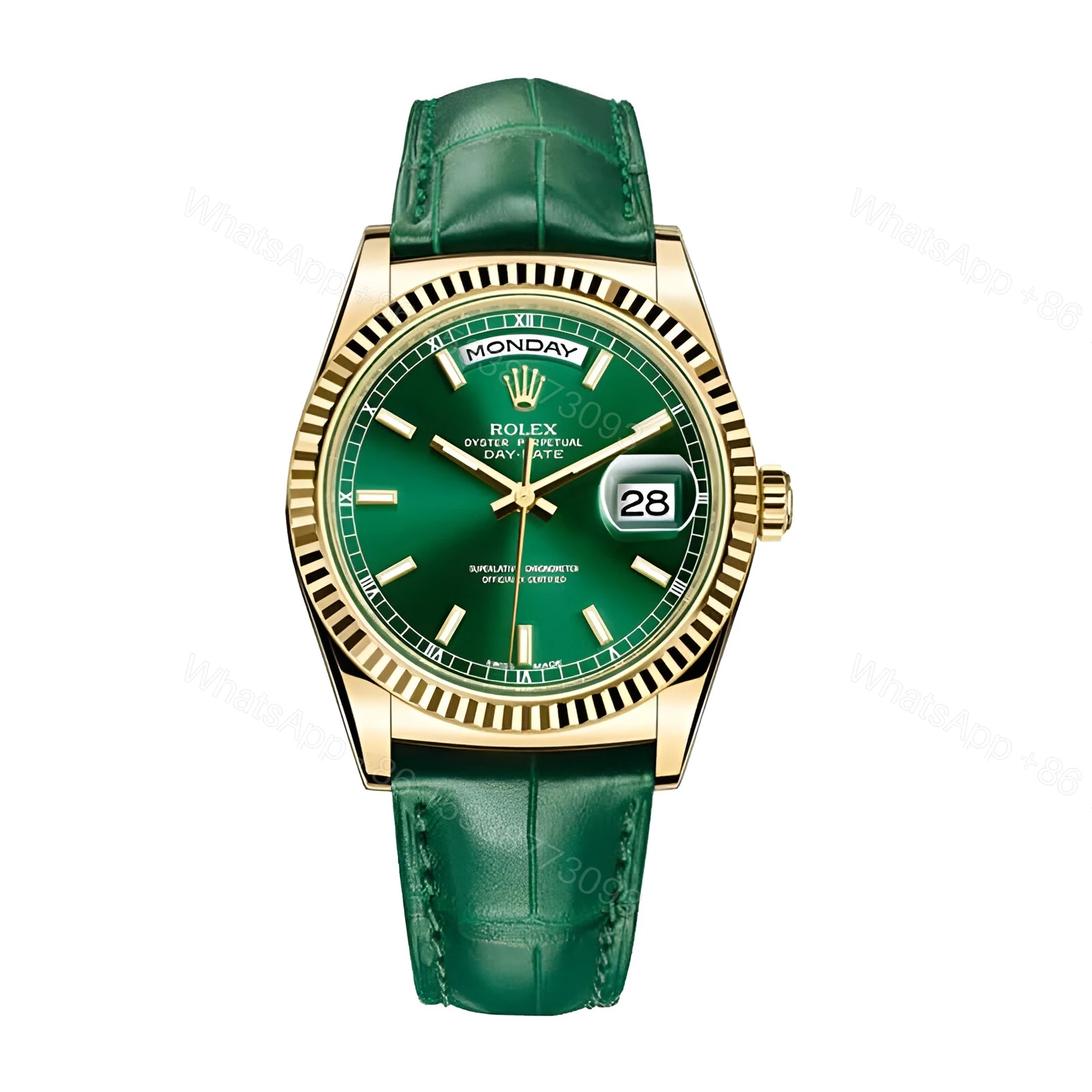 Rolex Daydate Green Replica — view 1