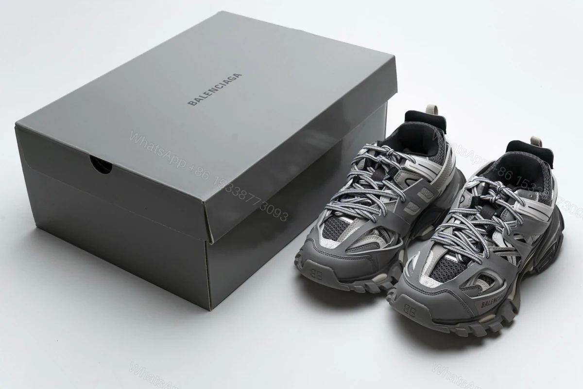 Balenciaga Track LED Grey 555032 W1GB7 1214 — view 2