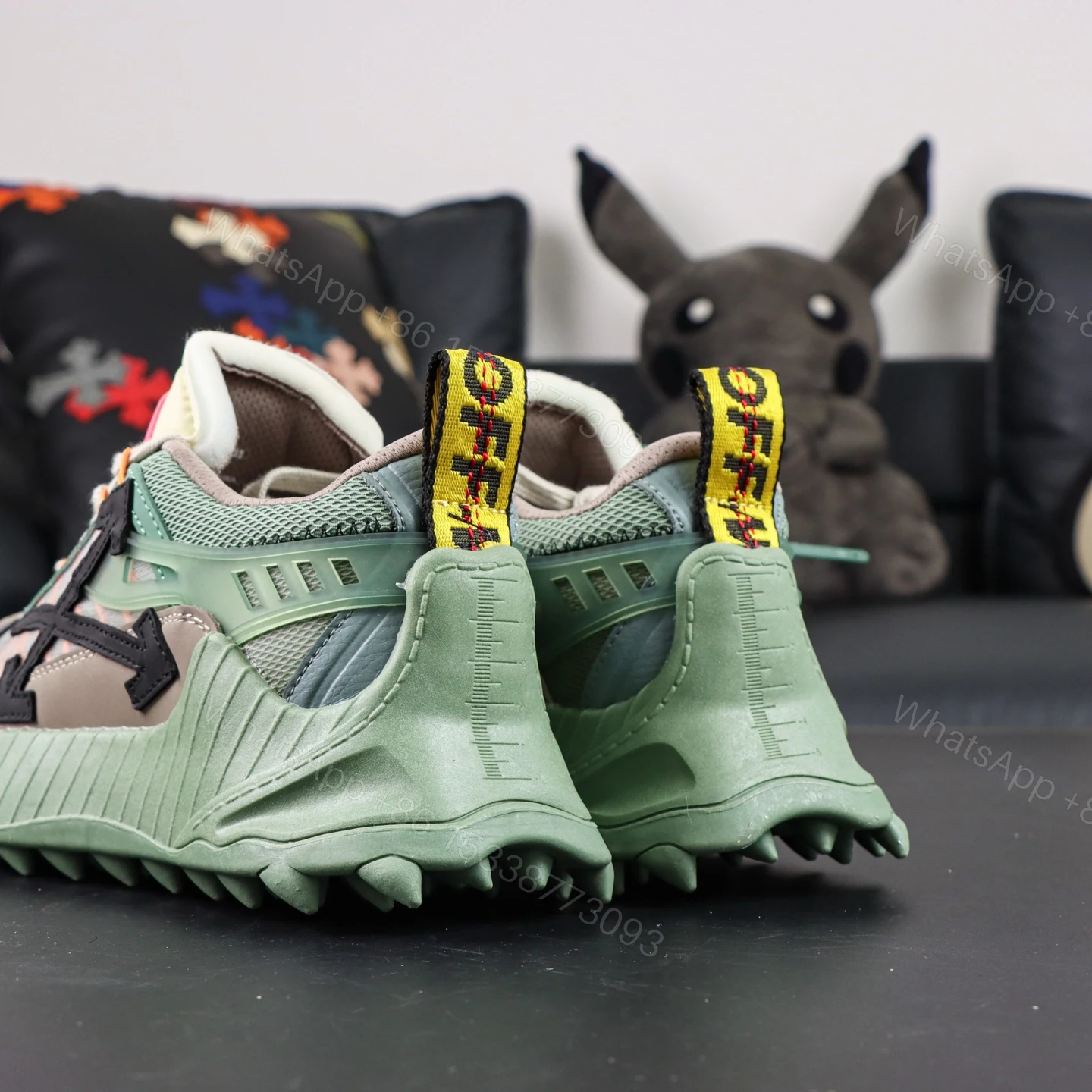View 6 of Off White ODSY 1000 Black Green Reps
