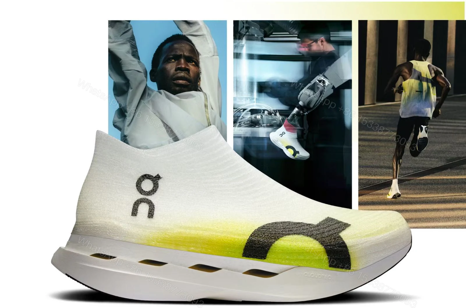 View 9 of FIRST COPY ON RUNNING CLOUDBOOM WHITE SHOES