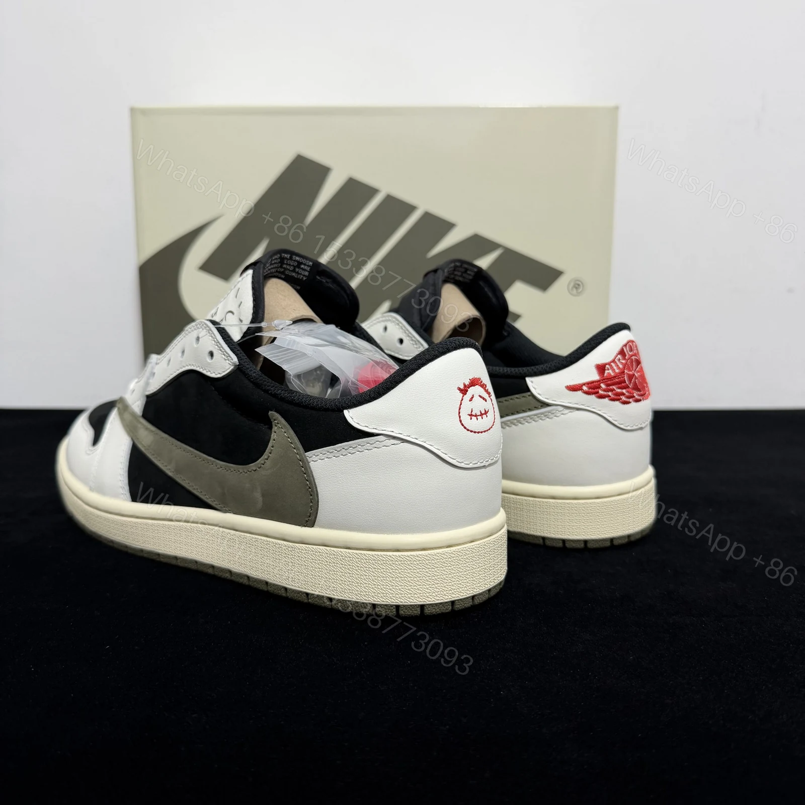 View 5 of Travis scott x Air Jordan 1 Low Olive reps