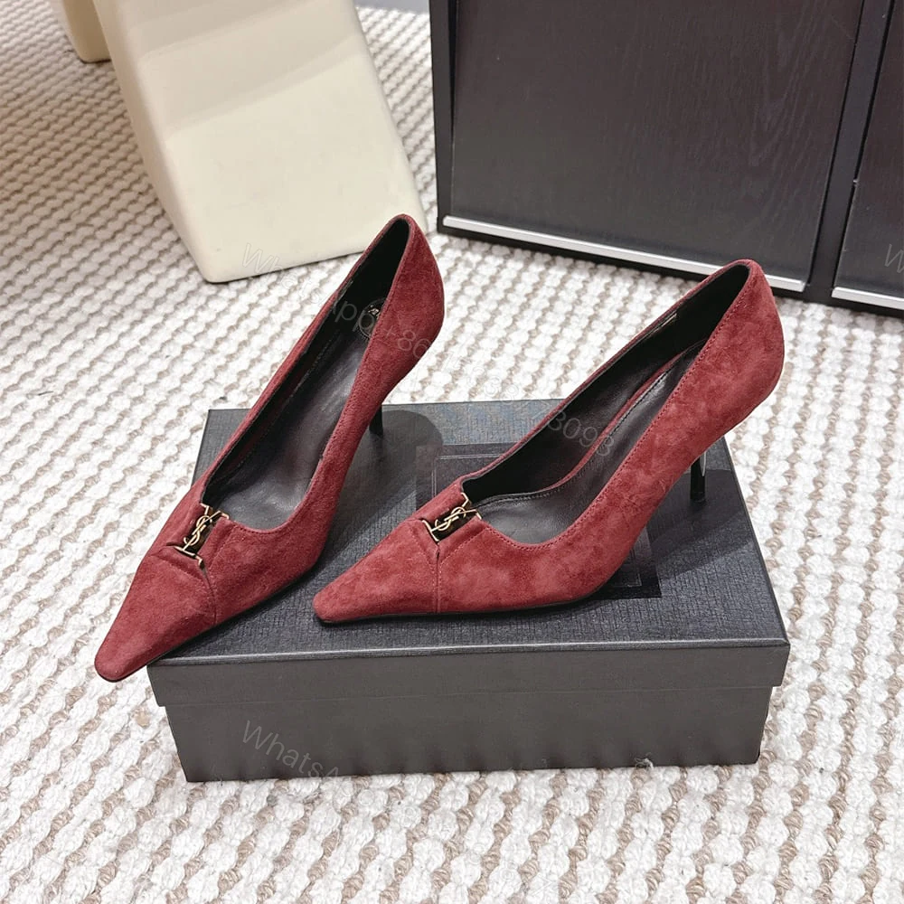 View 4 of YSL BABYLONE BRETEUIL pumps in suede