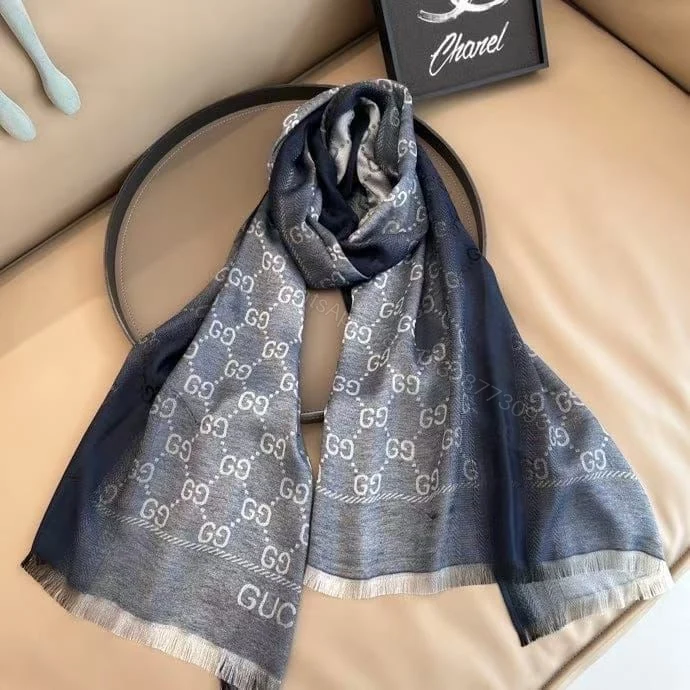 View 3 of First Copy Gucci GG Semi-Woollen Stole