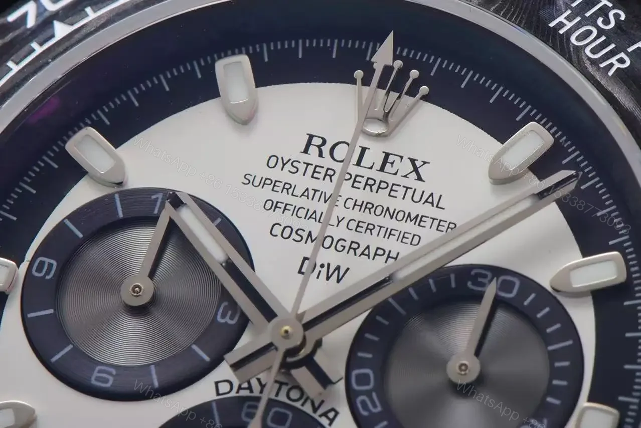 View 9 of Replica DiW Rolex Cosmograph Daytona Cream Edition Carbon