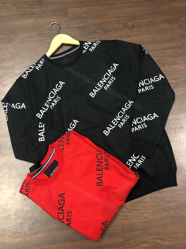 View 7 of FIRST COPY BALENCIAGA PREMIUM ROUND NECK SWEATSHIRT