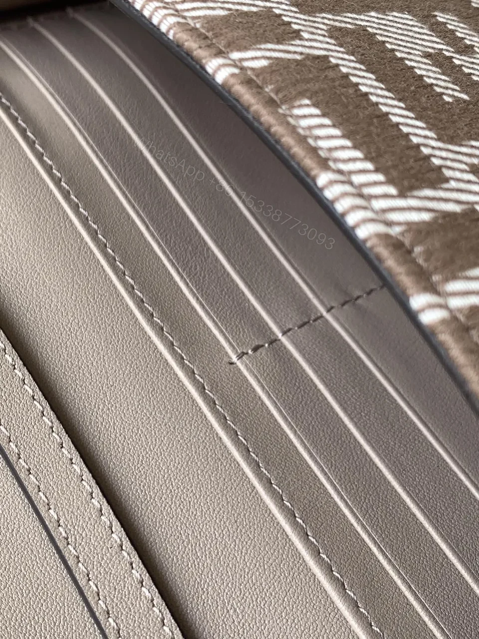 View 5 of Brown Monogram Shoulder Bag: Structured Luxe Everyday Carry