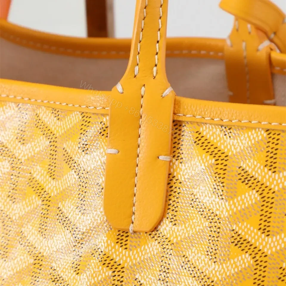 View 12 of 高仿Goyard*STLOUIP7滿印Tote手提袋黃色免檢版小號