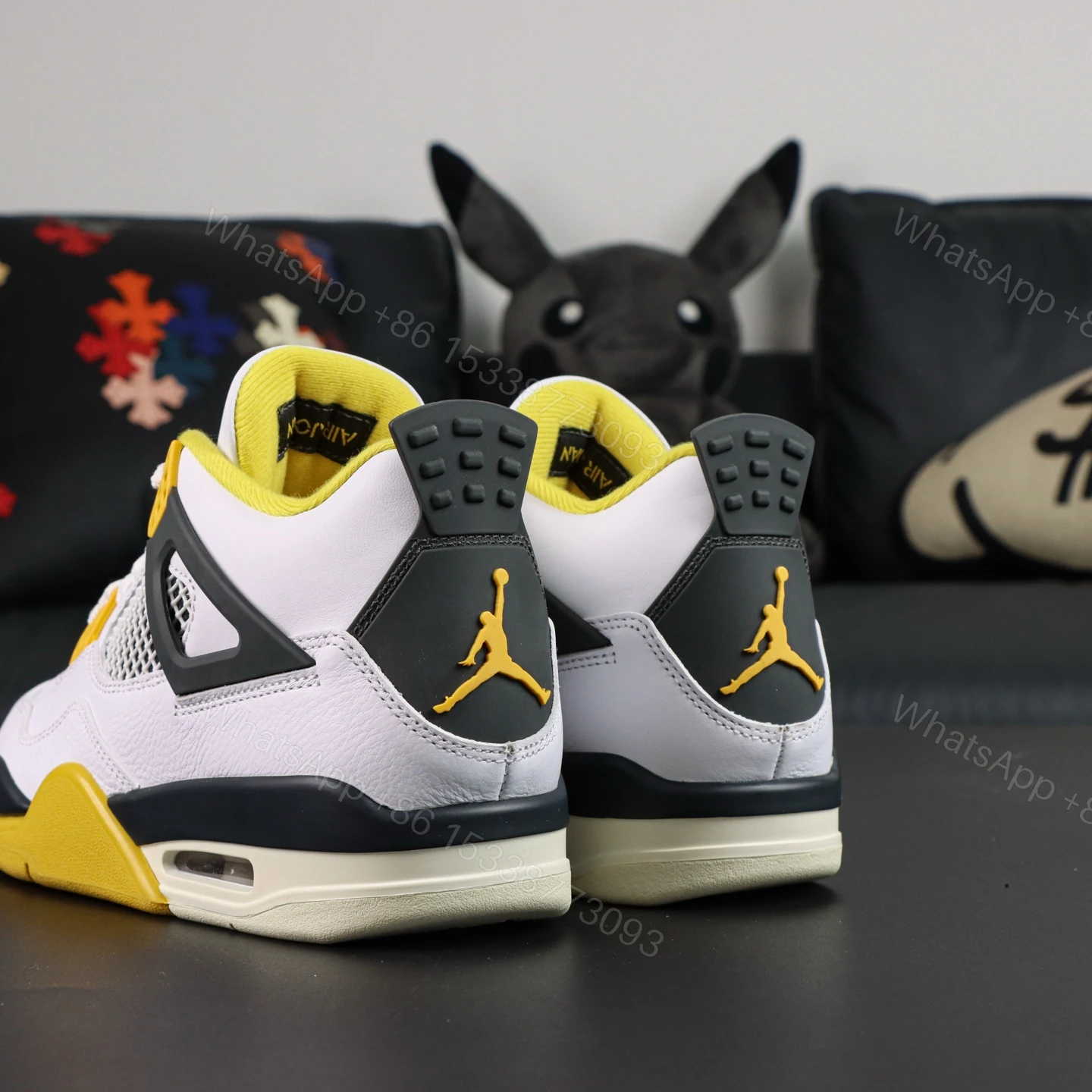 View 5 of Air Jordan 4 Retro Vivid Sulfur Reps