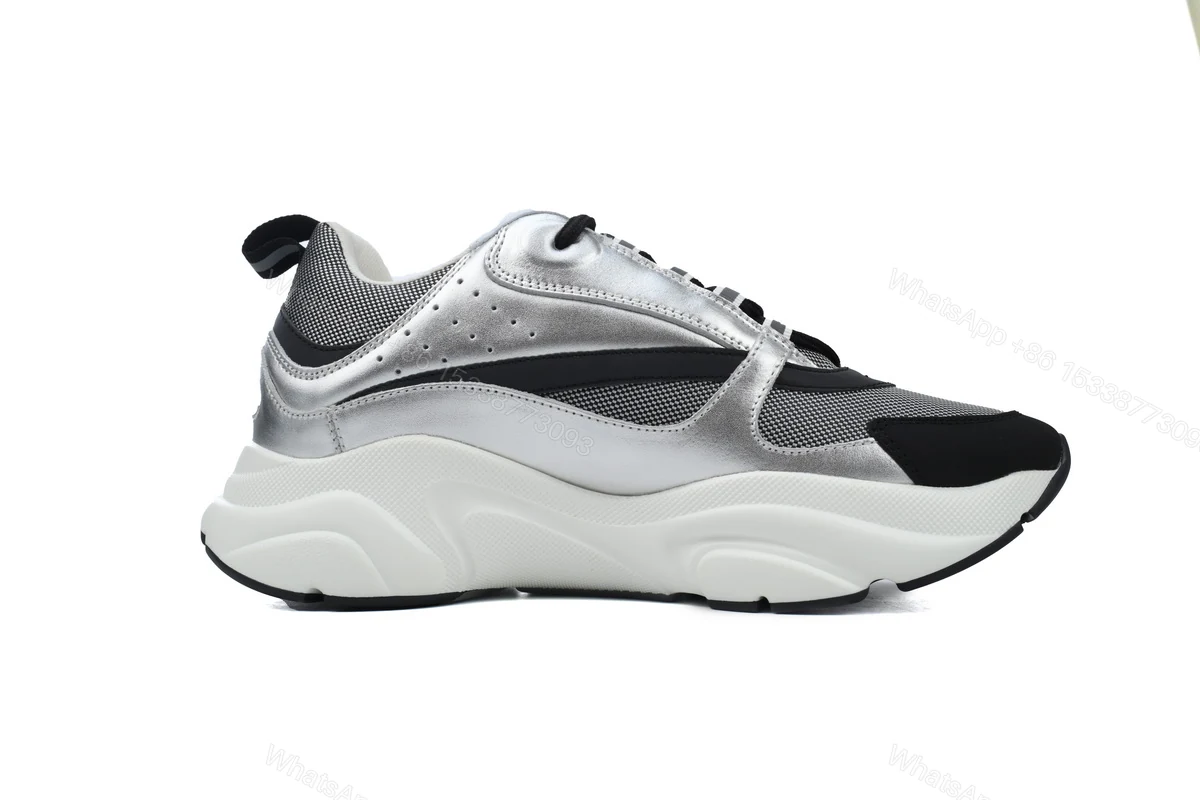 View 5 of Dior B22 Sneakers Black Grey Silver