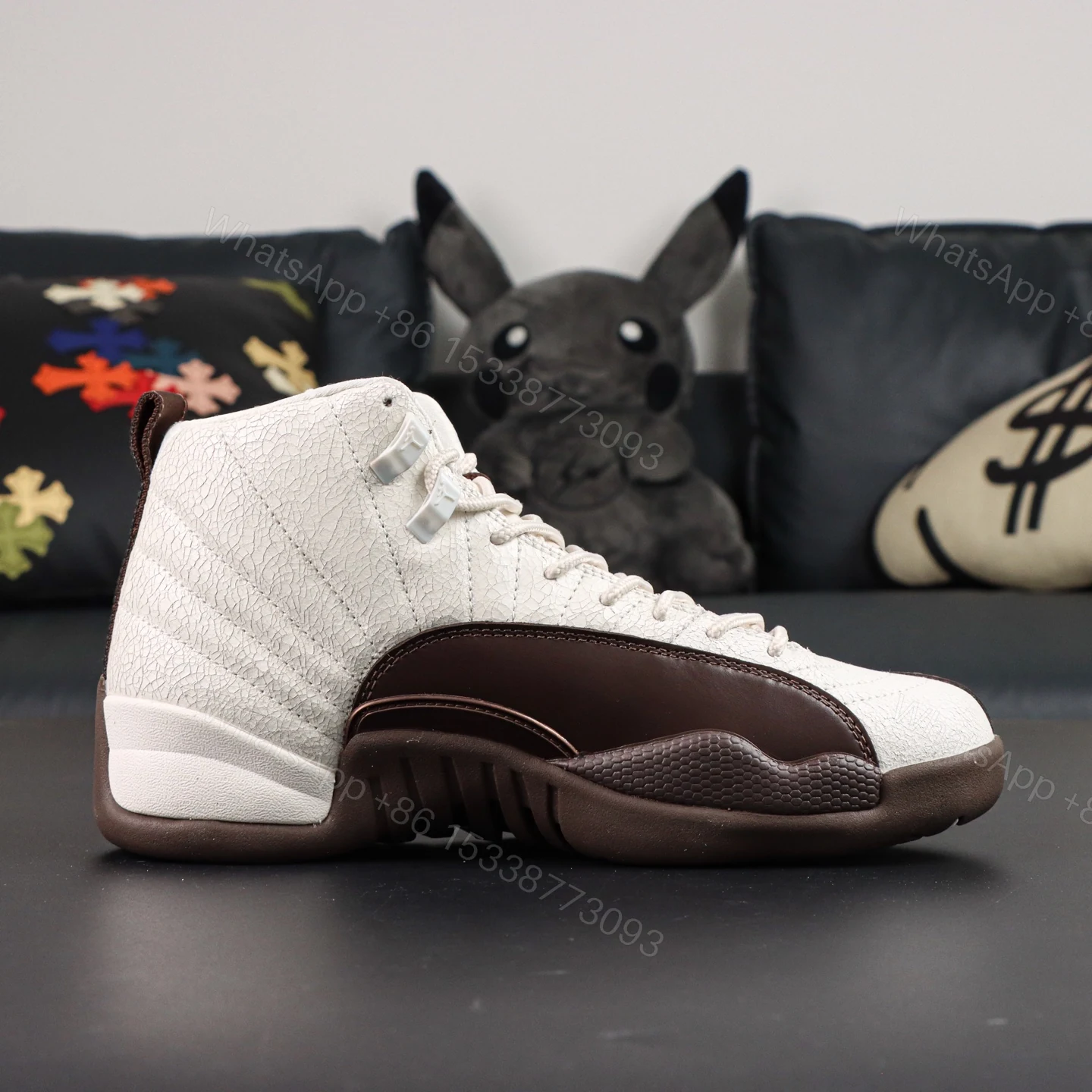 View 2 of Air Jordan 12 SoleFly Cafecito Reps