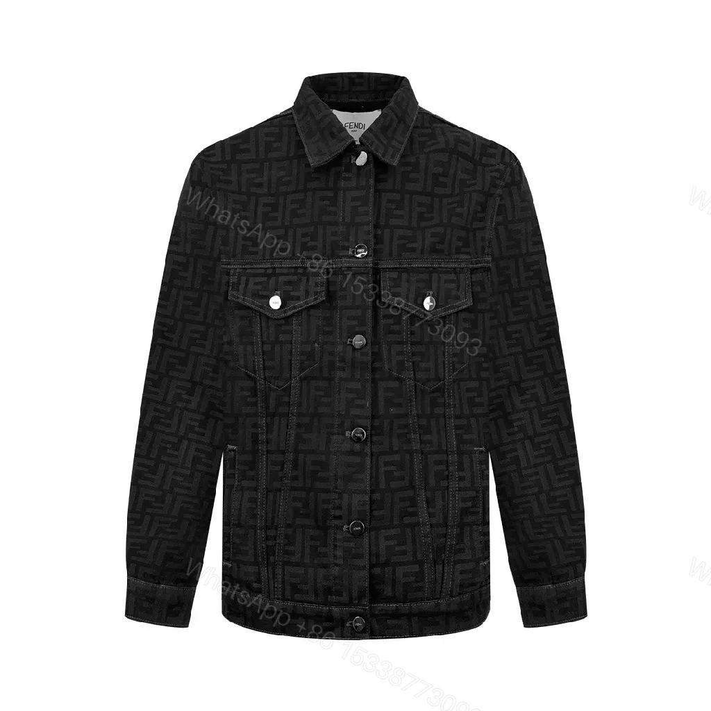 Monogram Denim Jacket: Subtle Texture, Luxe Style, Modern Fit — view 1