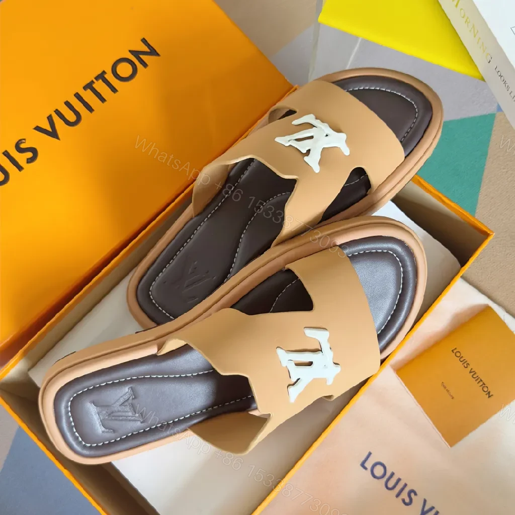 View 9 of Luxor Wave Sandal: Minimalist Comfort with LV Accent