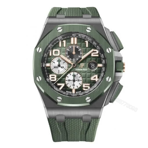 AP Super Clone Green Dial Ceramic — view 1