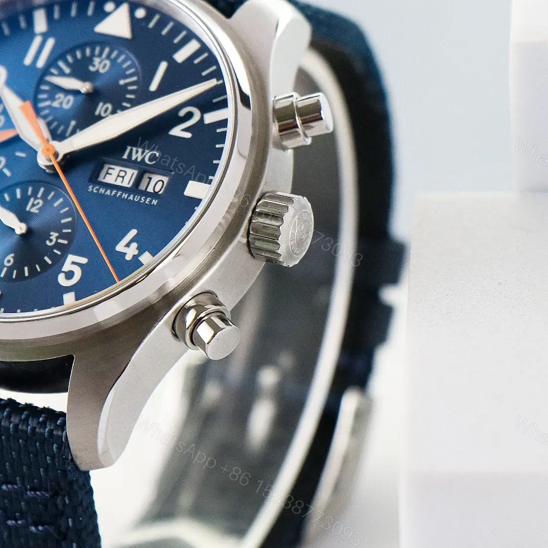 View 6 of IWC Pilot’s Watch Chronograph Captain Blue / Tmall IW3777-29