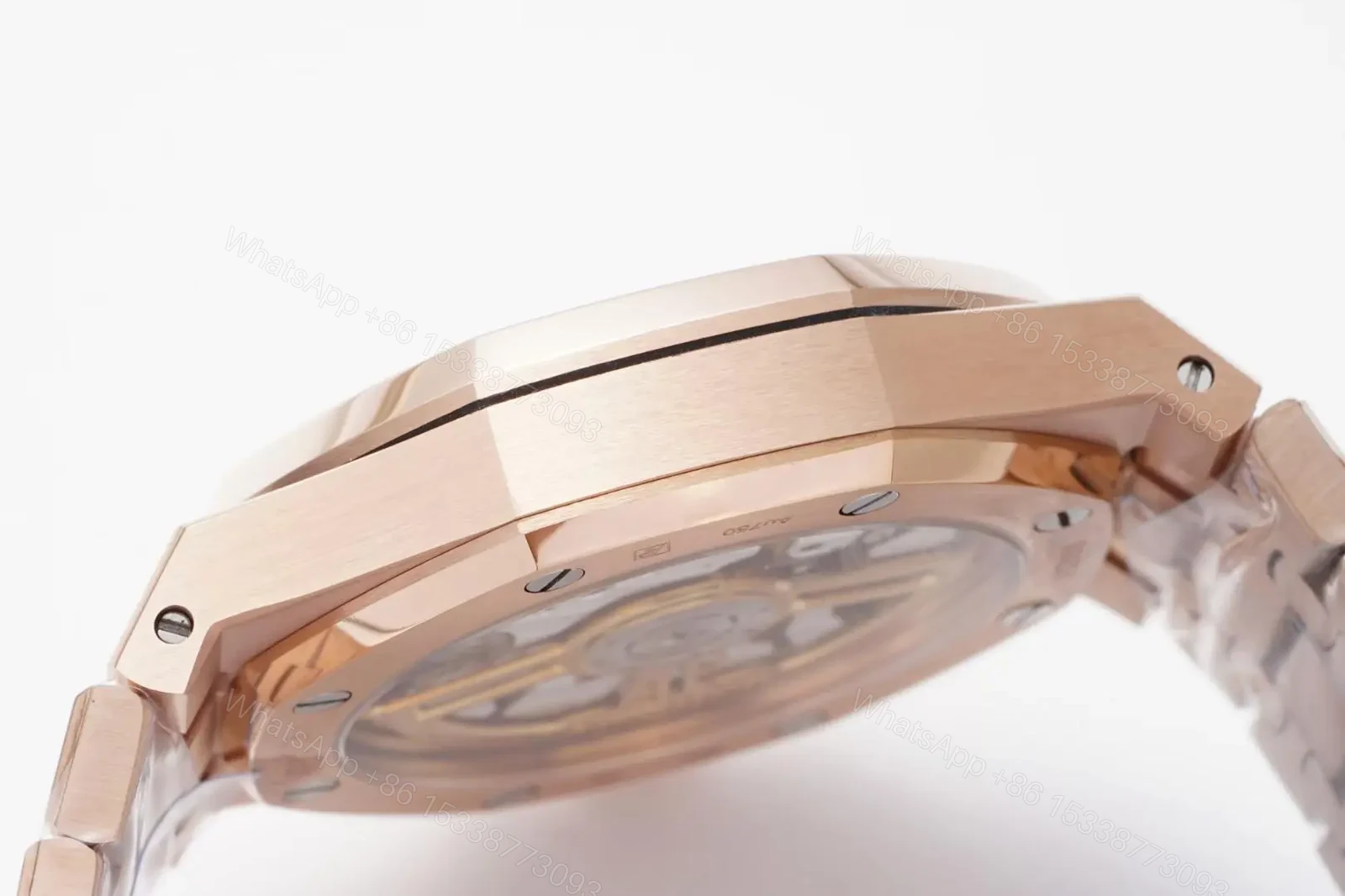 View 7 of APS Factory Audemars Piguet Royal Oak 15500 Rose Gold Black Dial Watch