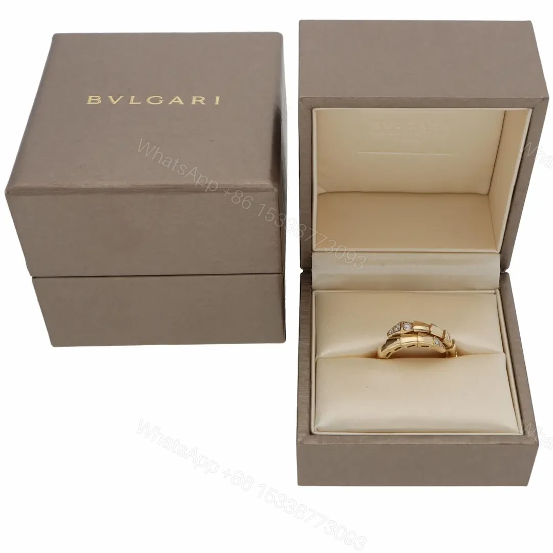 View 5 of 18ct Yellow Gold Bulgari Serpenti Viper Diamond Ring