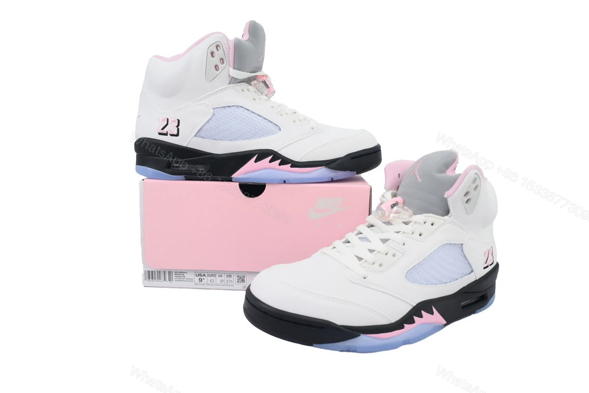 View 7 of Air Jordan 5 Retro 'Medium Soft Pink' HQ7978-102