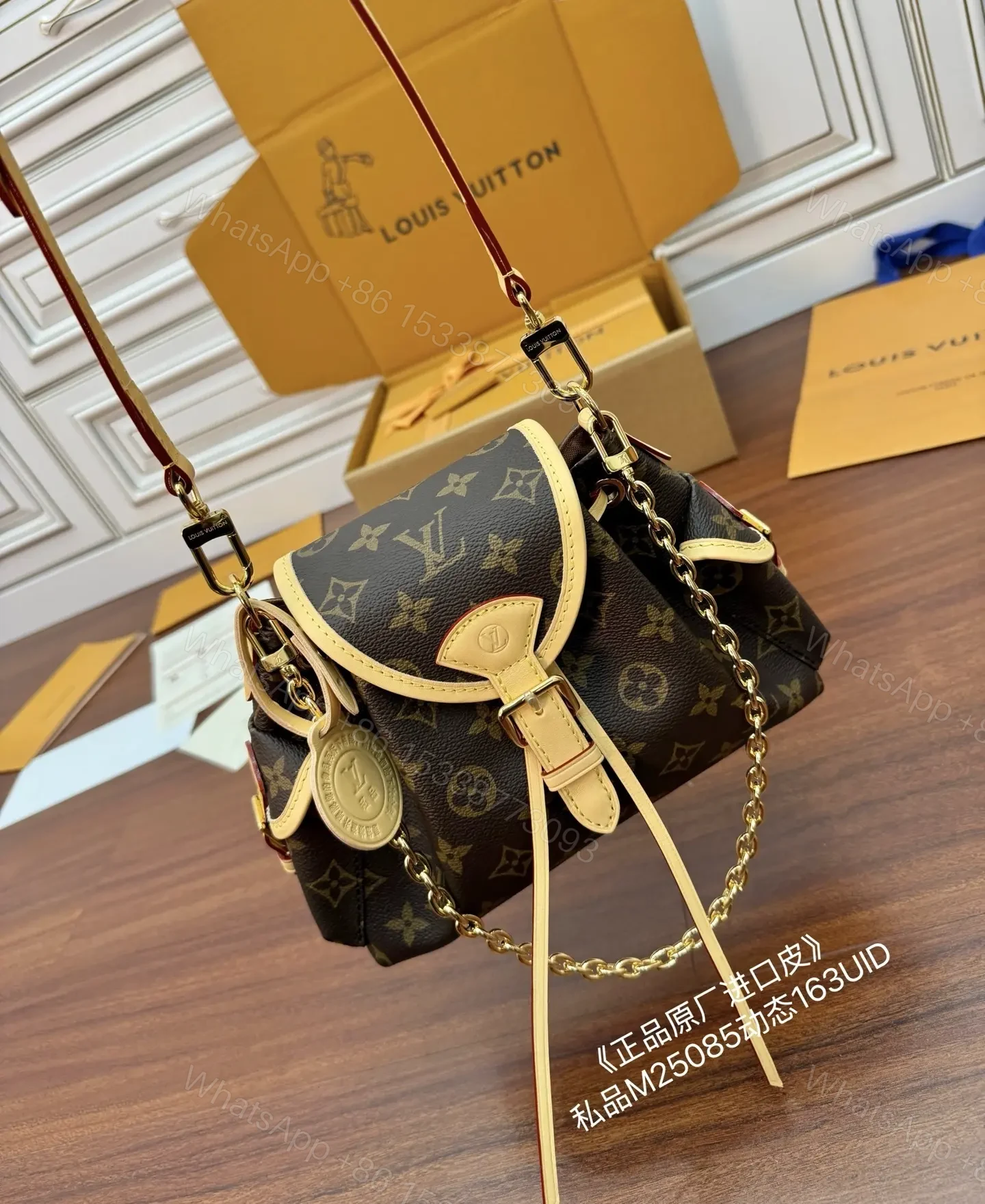 View 3 of Louis Vuitton Odyssée Handbag in Signature Monogram canvas