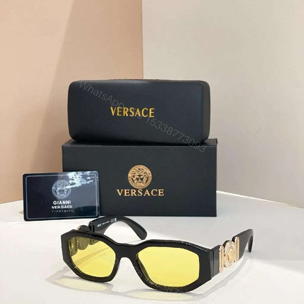 View 2 of Bold Acetate Sunglasses with Gold Accents + Luxury Style + UV Protection Edge