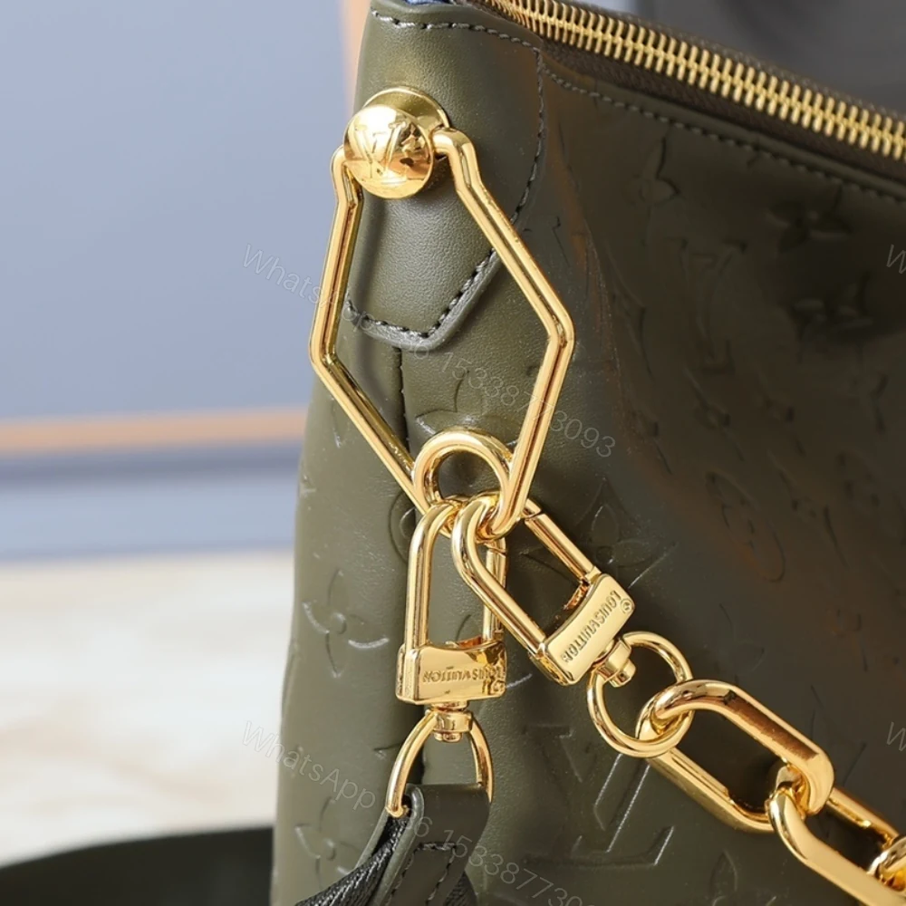 View 6 of Louis Vuitton Coussin Hobo MM Dark Khaki 38Cm M15228