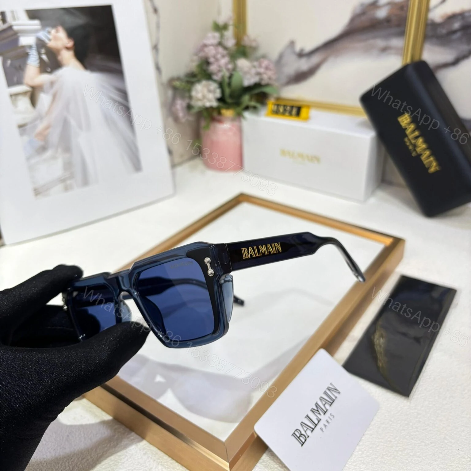 View 3 of Balmain Wayfarer Black