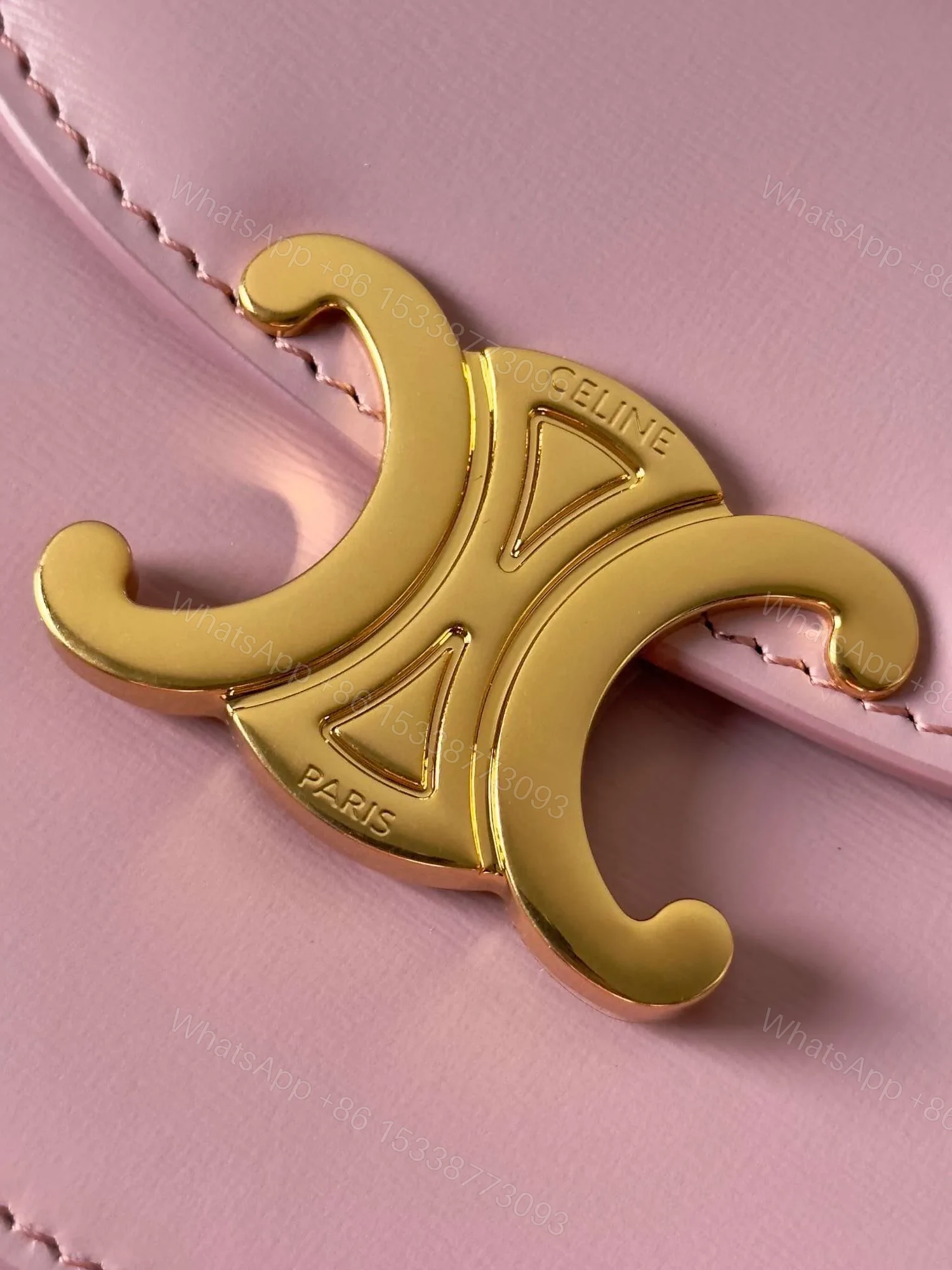 View 6 of Celine Mini Handle Crossbody Pink 15.5x11cm